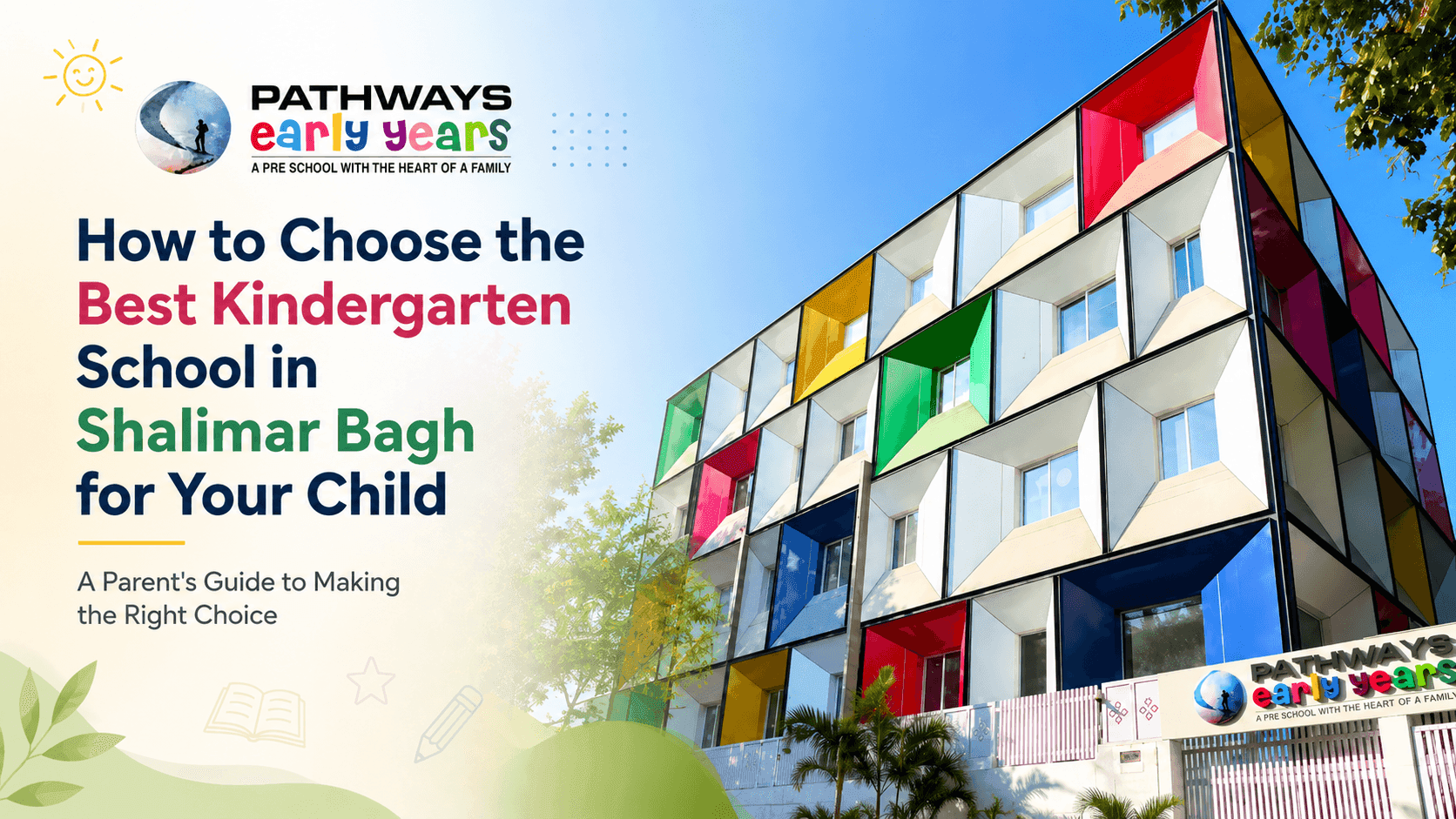 How to Choose the Best Kindergarten School in Shalimar Bagh for Your Child